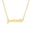 Custom/Personalized Lowercase Nameplate Cable Necklace