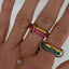 Rosie Glow Stacked Ring