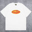 Corteiz Yellow & Red Oval Logo T-Shirt - White Streetwear Tee