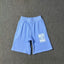 Corteiz "Rules The World" (RTW) Heavyweight Shorts Light Blue