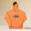 Corteiz Alcatraz Island Heavyweight Hoodie orange