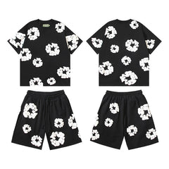 Denim Tears Cotton Wreath Set - Black/White