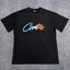 Corteiz Script Logo T-Shirt – Black/Multi