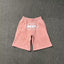 Corteiz Alcatraz Island Graphic Heavyweight Shorts pink