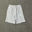 Corteiz Alcatraz Island Front Oval Logo Heavyweight Shorts grey