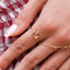 Frosted Duet Ring