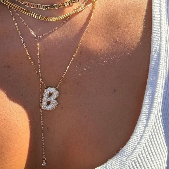 Dazzling Lariat Necklace Hover Image