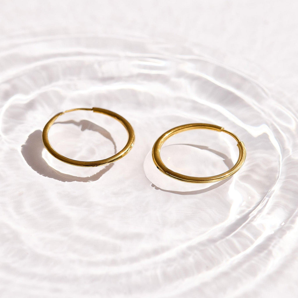 Thin Evryday Hoop Earrings