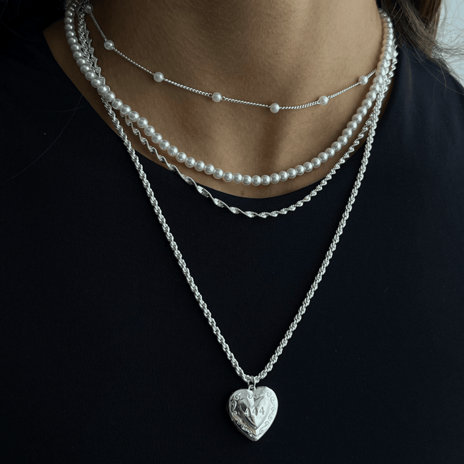444 You Locket Necklace Main Image