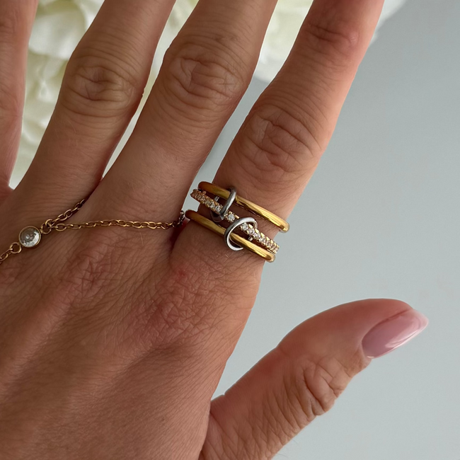 Opposites Attract Ring Hover Image