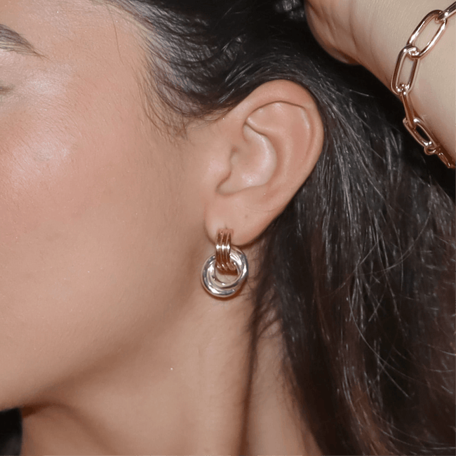 Interlock Earrings Hover Image