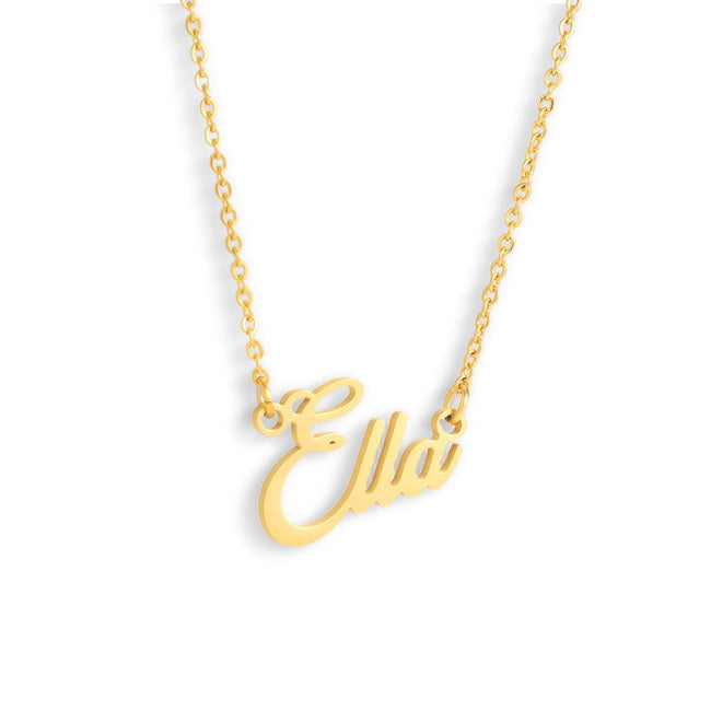 Custom/Personalized Nameplate Cable Necklace Main Image