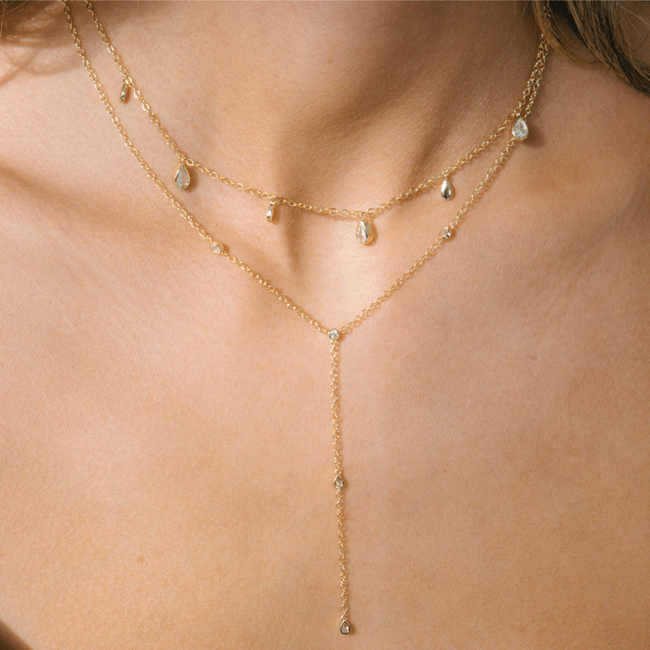 Afterglow Lariat Necklace Hover Image