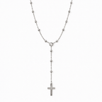 Alessia Lariat Cross Necklace