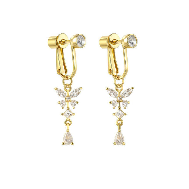 Butterfly Dreams Clip-On Earrings Hover Image