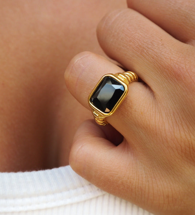 Audrey Ring | Black Hover Image