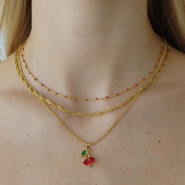 Cherry Girl Necklace Main Image