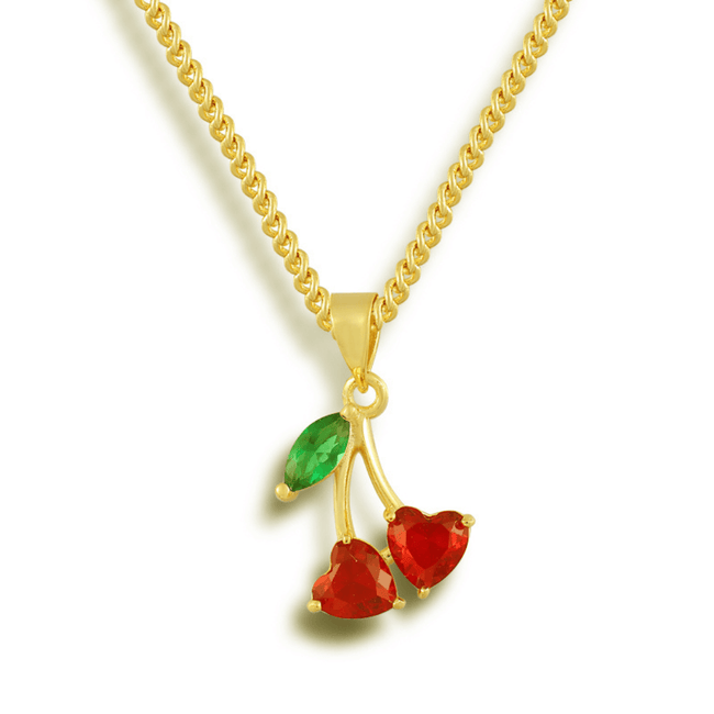 Cherry Girl Necklace Hover Image