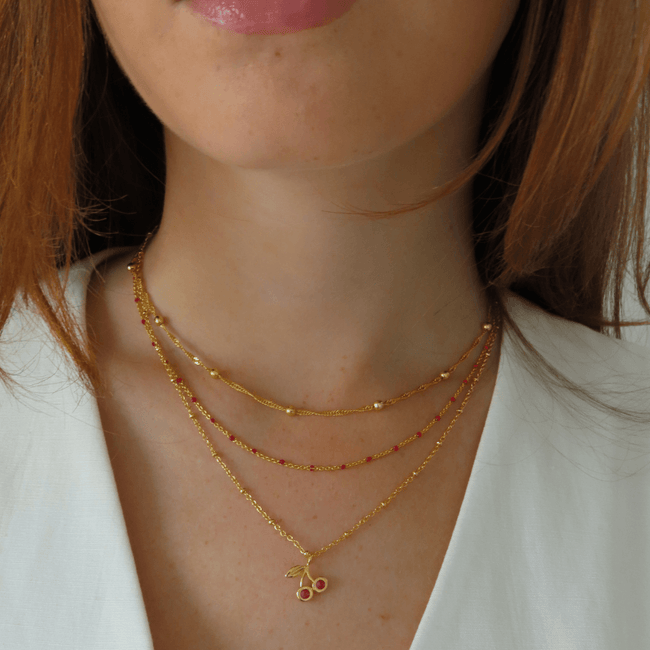 Cherry On Top Necklace Main Image