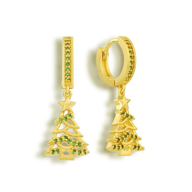 Christmas Tree Earrings Main Image