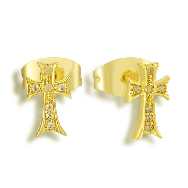 Crossed Earrings Hover Image