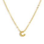 Crystal Initial Necklace