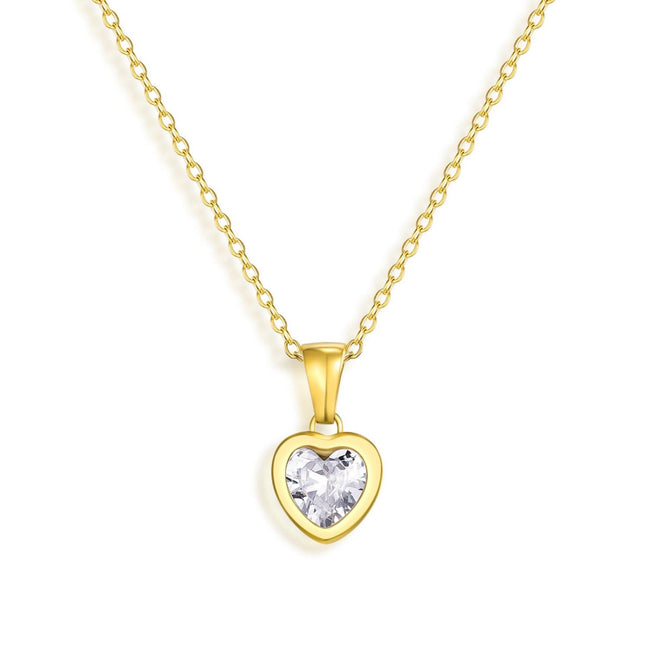 Cute Heart Necklace Hover Image
