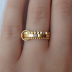 She's a Diva Stacked Ring