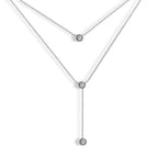 Dahlia Lariat Necklace