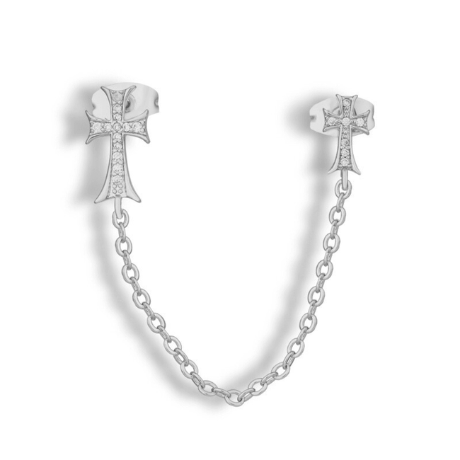 Double Cross Me Earrings Main Image