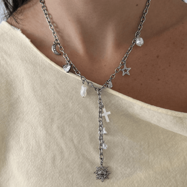Wish Upon a Charm Lariat Necklace Main Image
