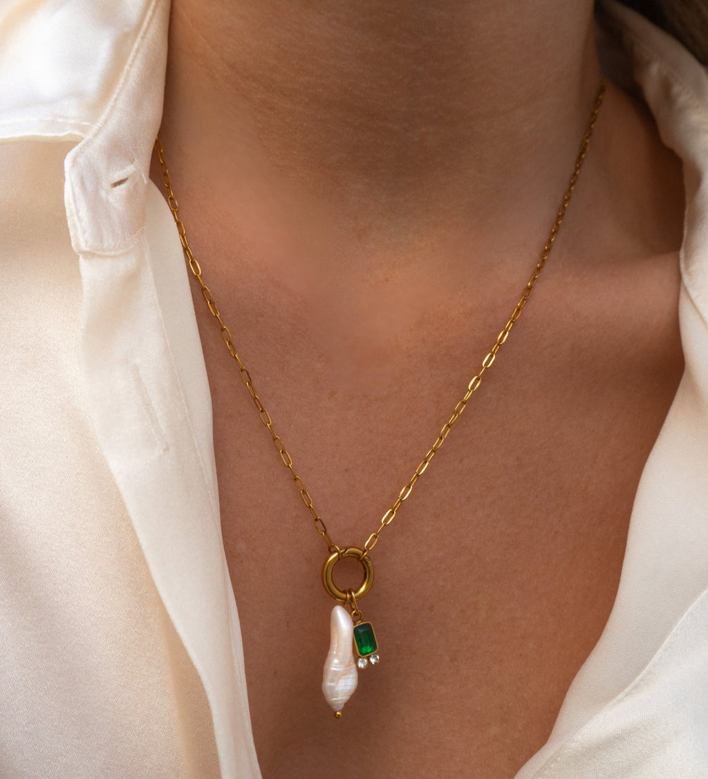 Ester Necklace | Emerald