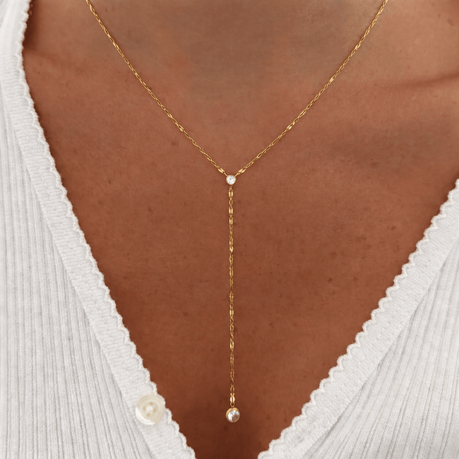 Falling Star Lariat Necklace Hover Image