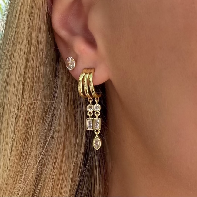 Icy Chain Earrings Hover Image