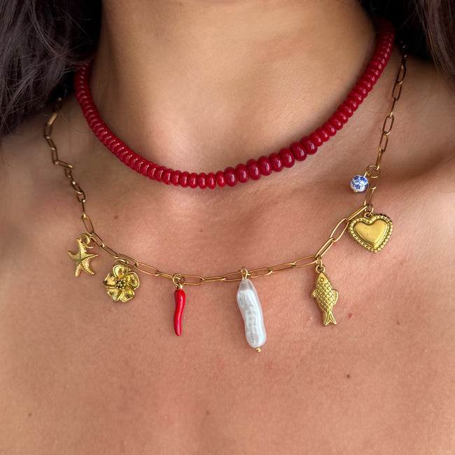 Saltwater Babe Charm Necklace Hover Image