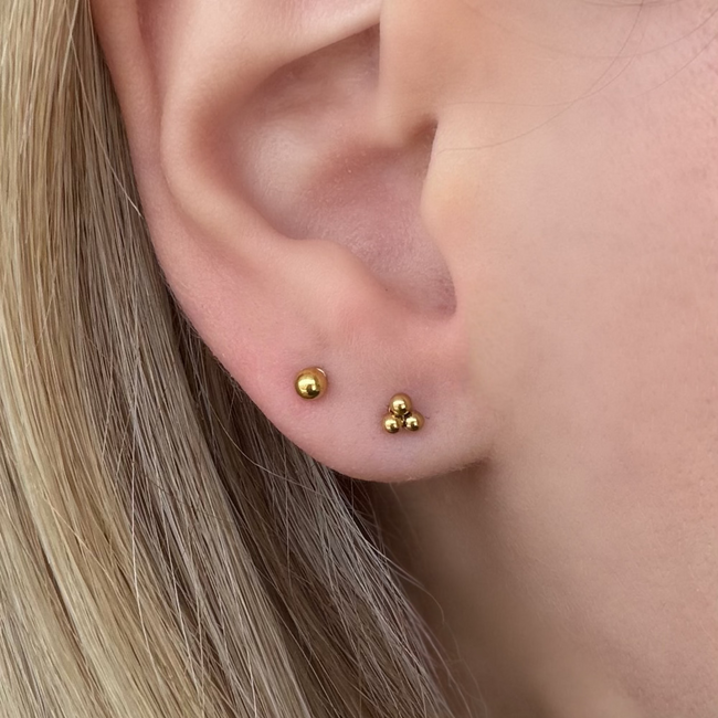 Tiny Crush Flat Back 2 Piece Earring Set Hover Image