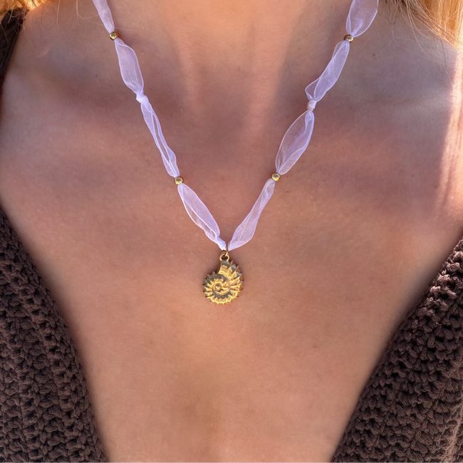 Tidal Tulle Necklace Hover Image