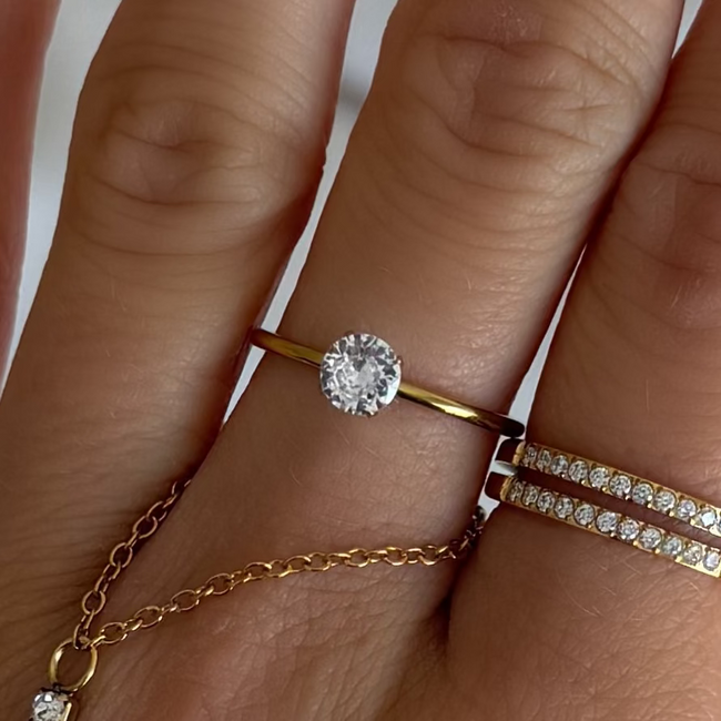 Petite Sparkle Ring Hover Image