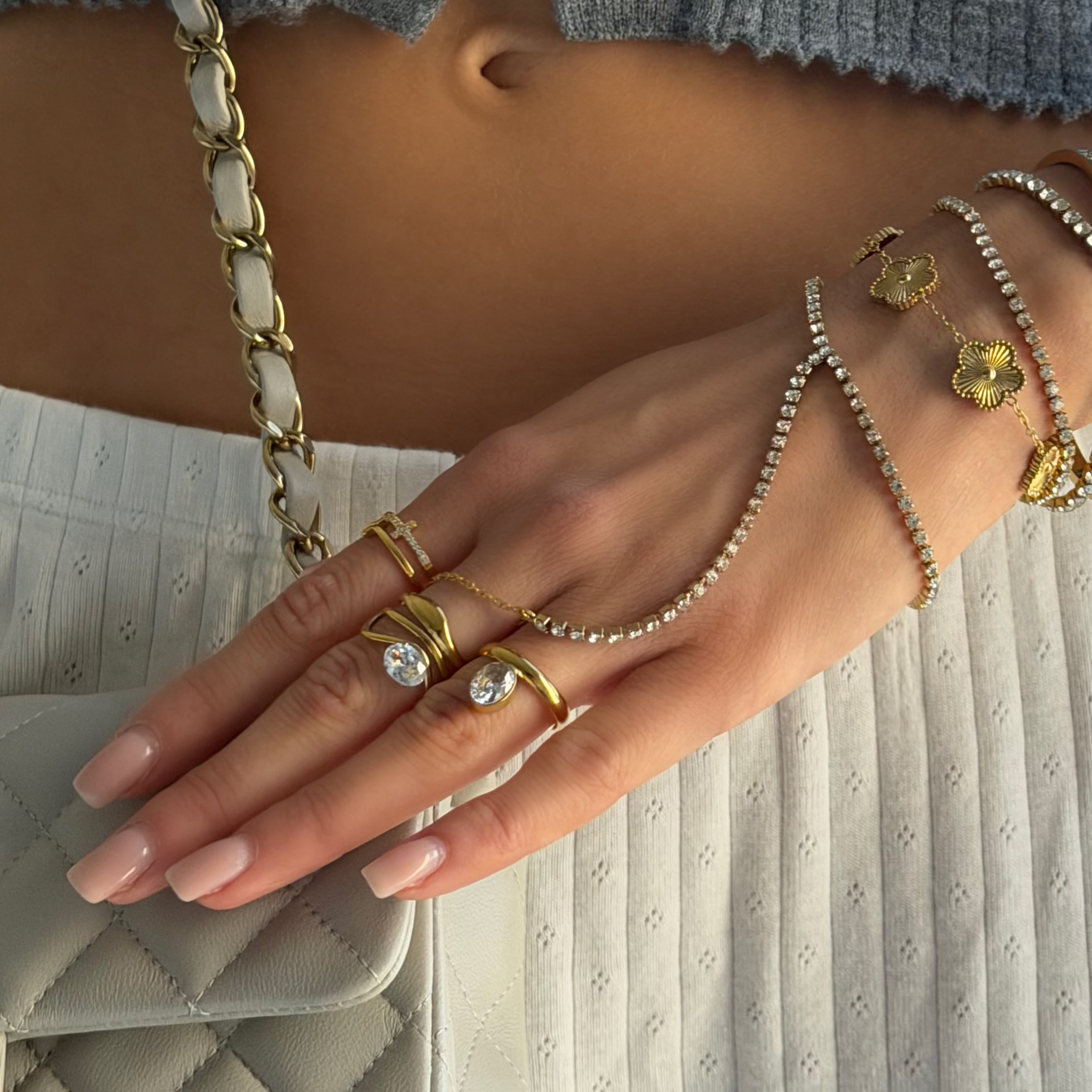 High-Shine Tennis Bracelet
