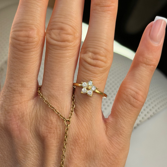 Daisy Kiss Ring Hover Image