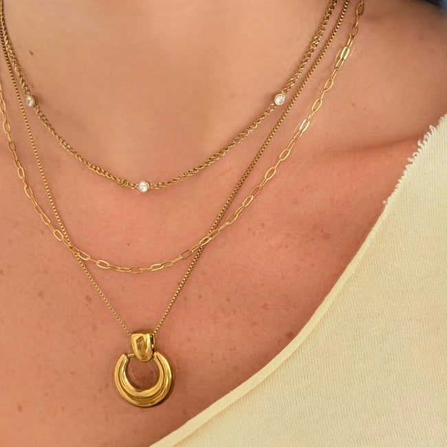 Aveline Layered Necklace Main Image