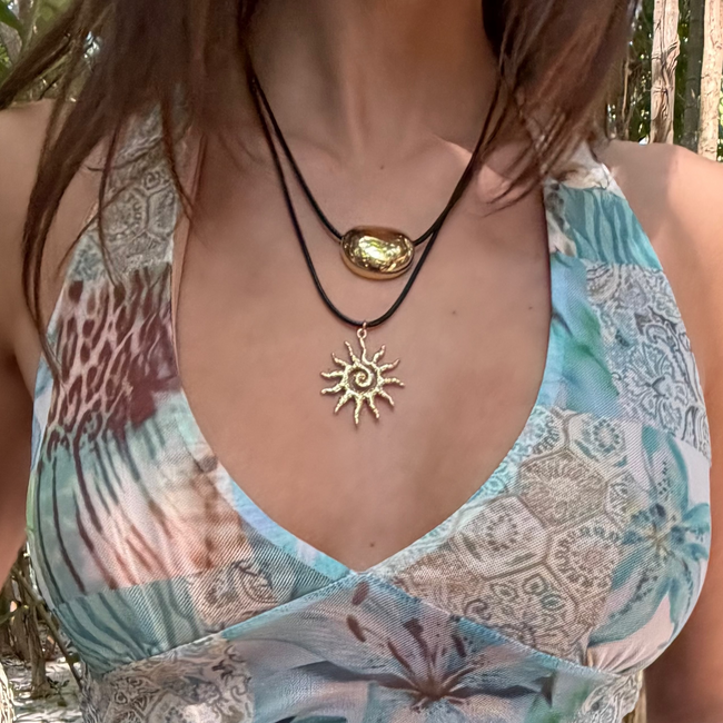 Sun Kissed Cord Necklace Main Image