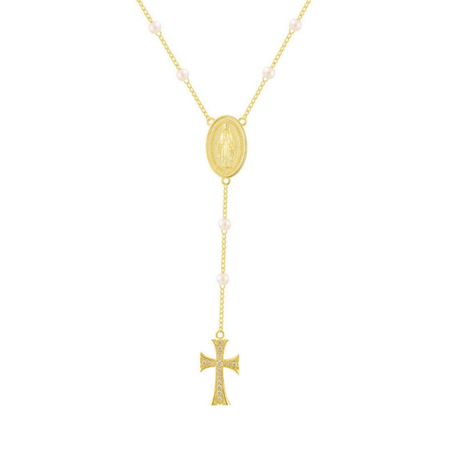 Sacred Glow Lariat Necklace Hover Image