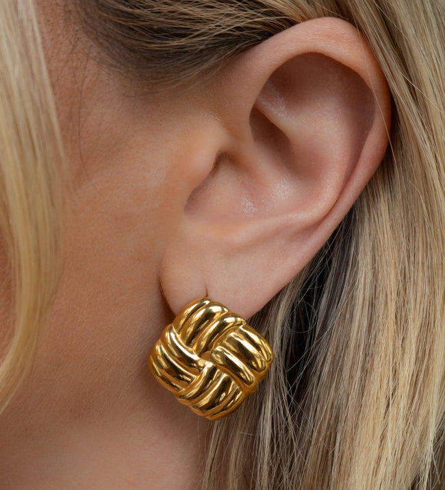 Florence Earrings | Gold Hover Image