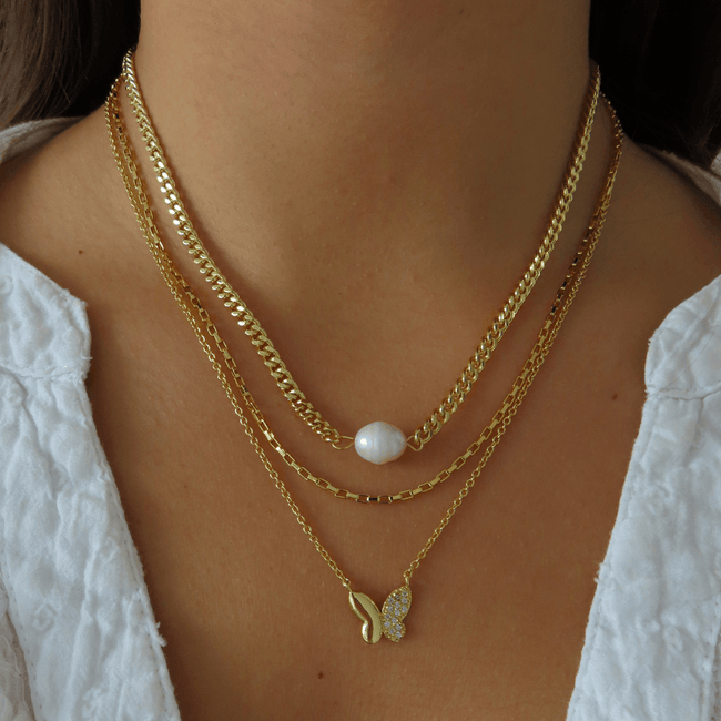Fluttering Wings Necklace Main Image