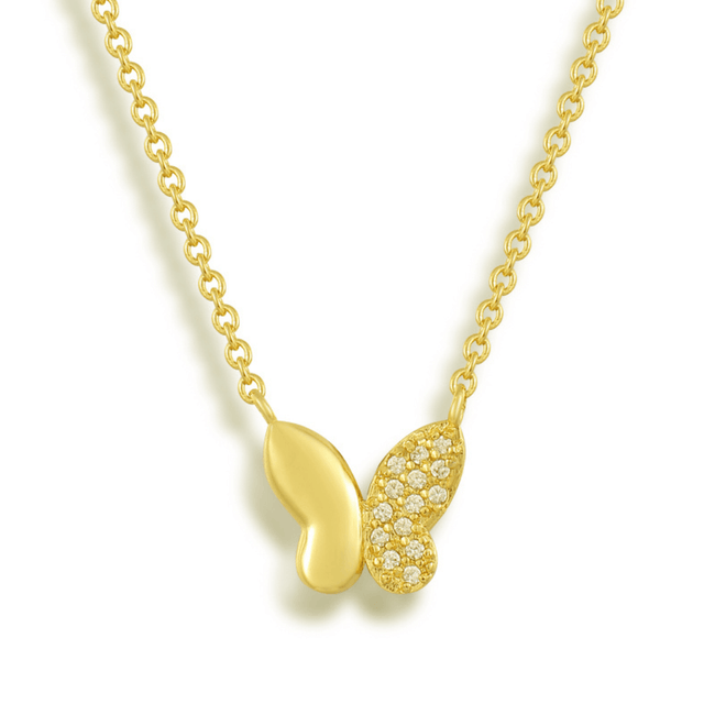 Fluttering Wings Necklace Hover Image