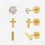 Simply Yours Flat Back 3 Piece Earring Set