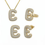 Adore Me Earring, Ring & Necklace 3 Piece Bundle