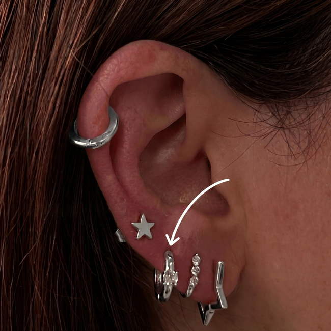 Champagne Earrings Main Image