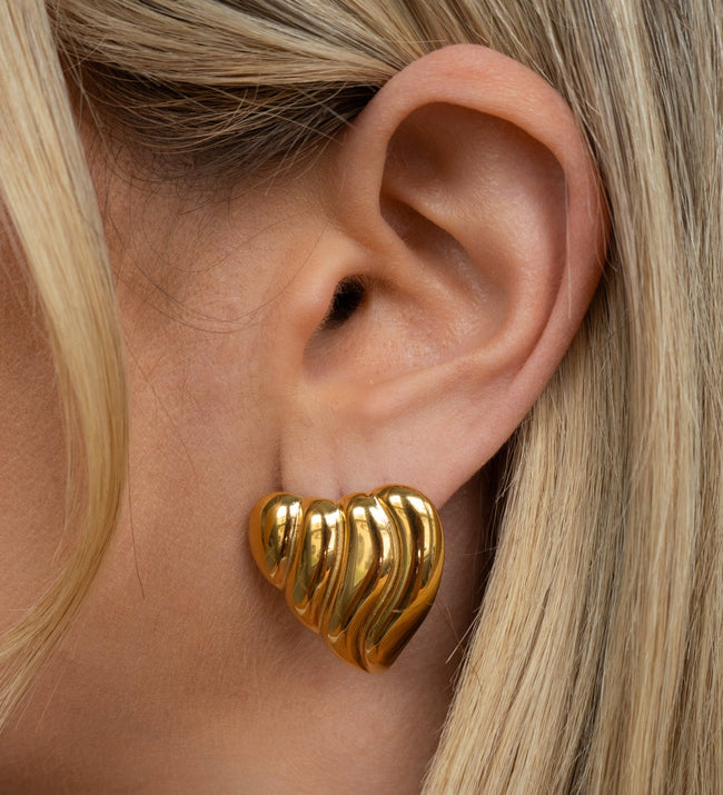 Hazel Earrings | Gold Hover Image